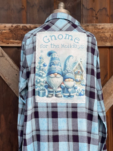 GNOME FOR THE HOLIDAYS Holiday Flannel